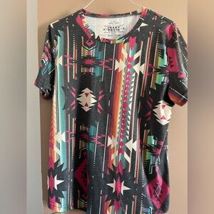 Crazy train southwest tshirt L